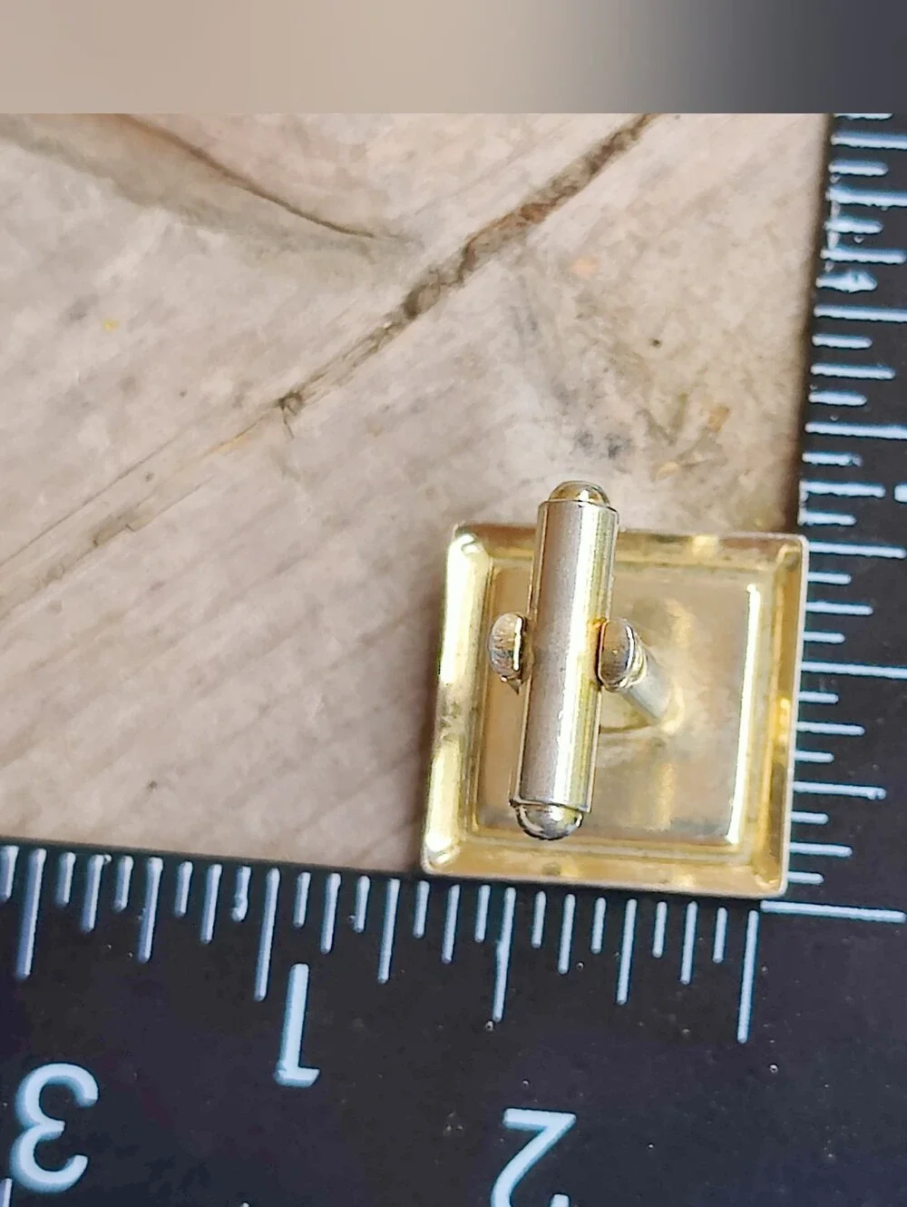 Vintage Men's Glass Spartan Cameo Cufflinks